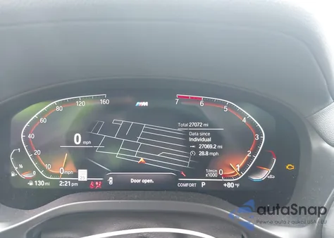 2023 BMW X4 xDrive30I z USA, uszkodzony, nr VIN 5UX33DT09P9P93102